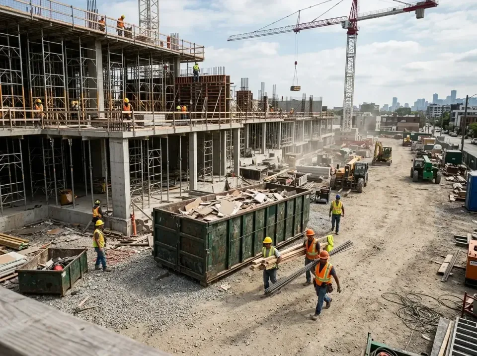 commercial-construction-site-w-002 — frequently asked questions, Low Cost Construction Dumpster Rental in Campbell, CA